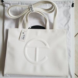 Telfar Medium Shopping Bag White New With Tag